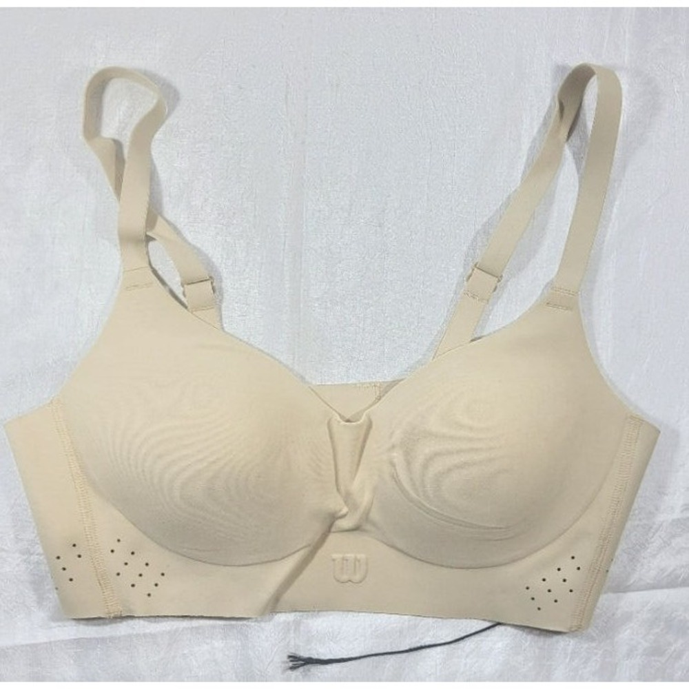 Wilson Women's Court-Ready Laser Cut Adjustable Bra #WE00016 - Safari - Small